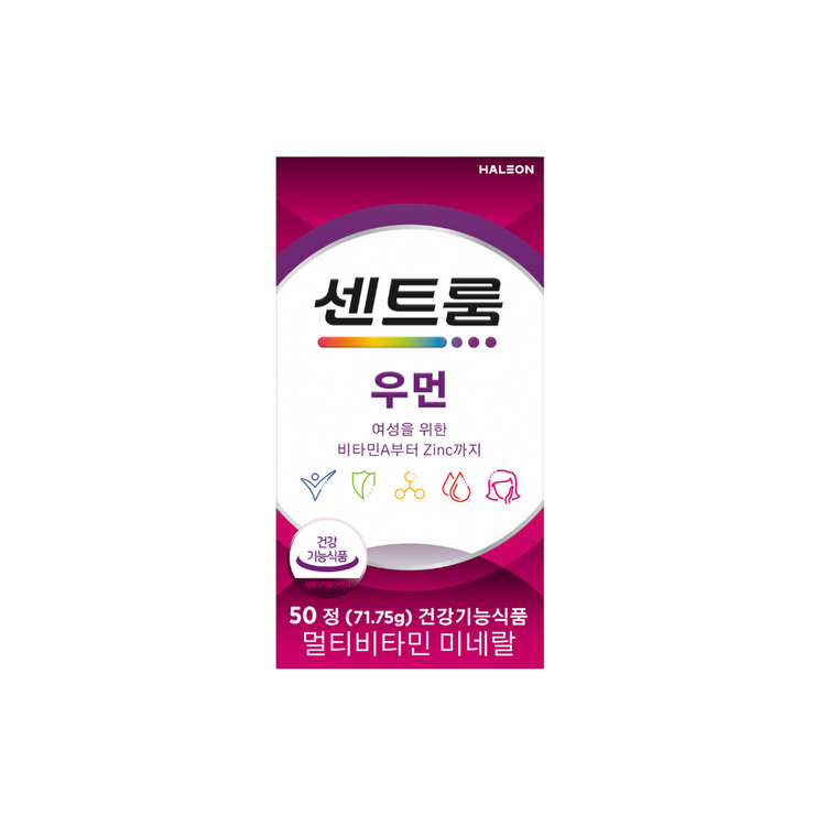 [센트룸] 우먼 플러스 멀티비타민 미네랄 (50정/50일분) × 1개